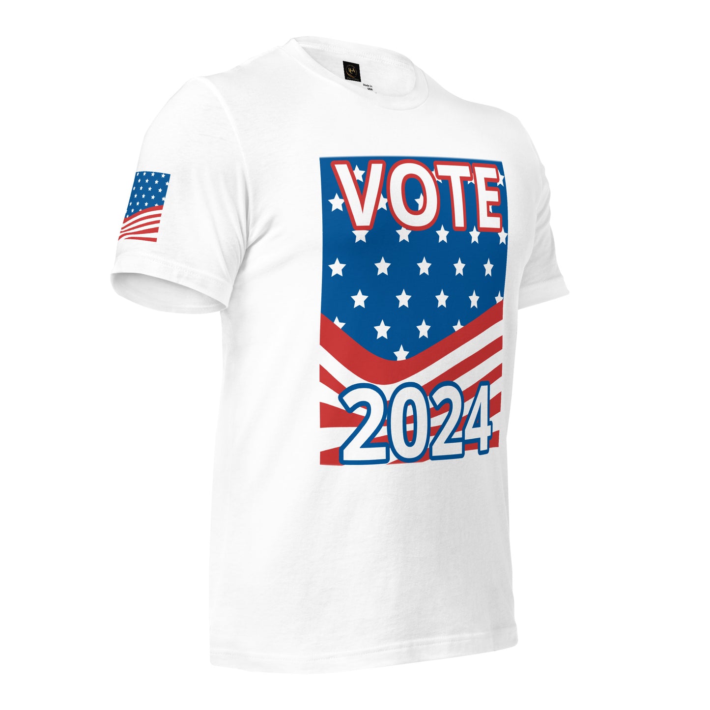 Home Of The Brave, Vote 2024 Unisex t-shirt - Four Colors to Choose From