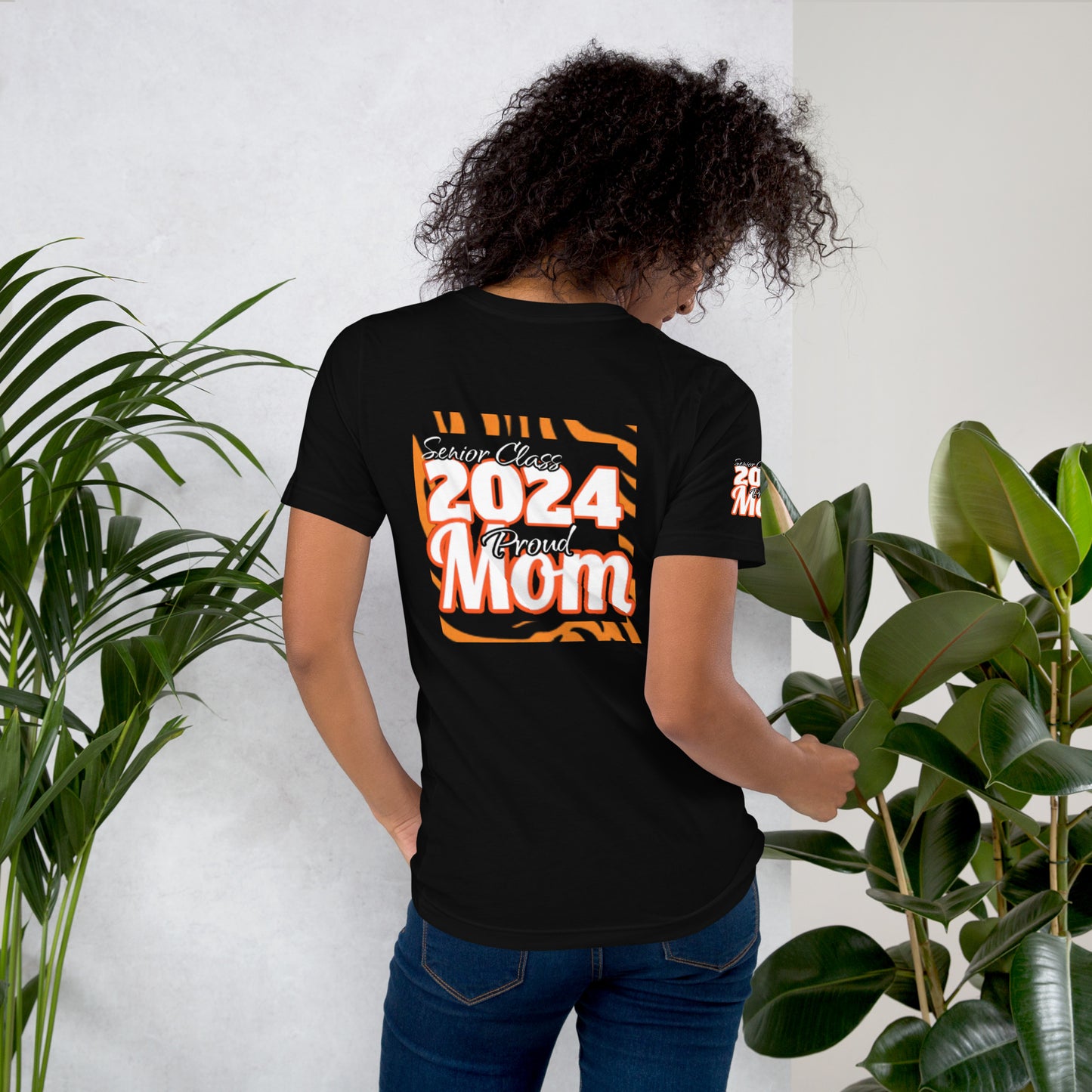 Senior Class, 2024 Proud Mom Editable Name(s) - Unisex T-Shirt