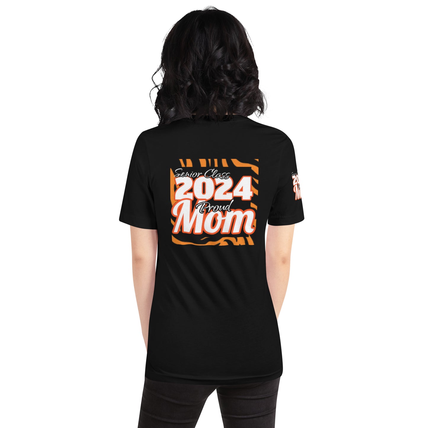 Senior Class, 2024 Proud Mom Editable Name(s) - Unisex T-Shirt