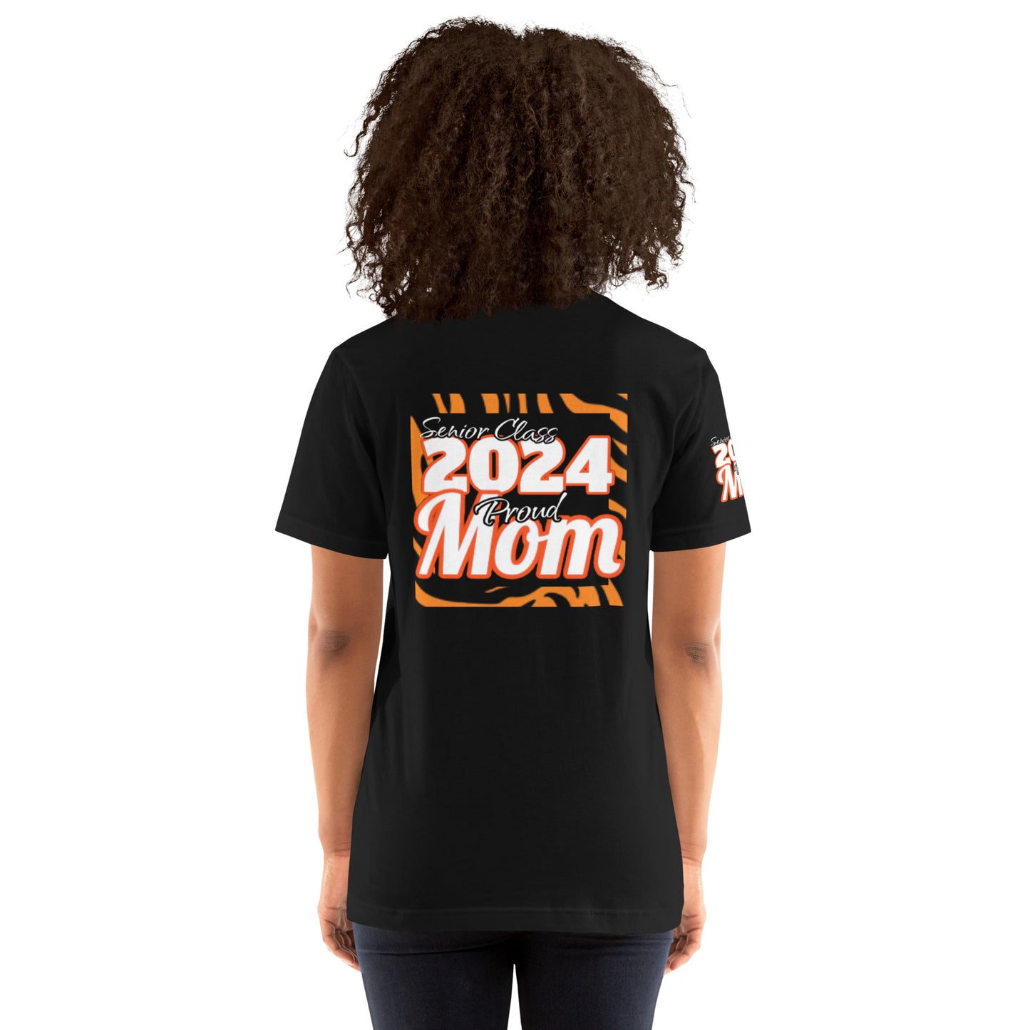 Senior Class, 2024 Proud Mom Editable Name(s) - Unisex T-Shirt