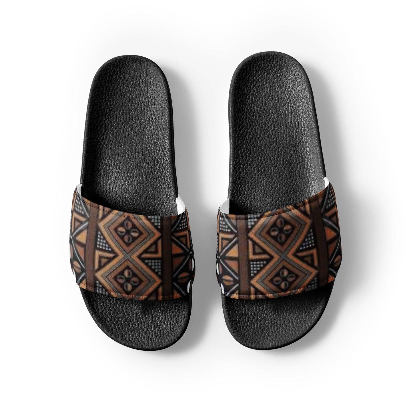 African MudCloth Print Women's slides